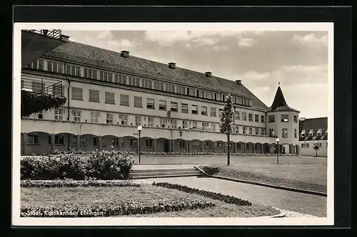 AK Esslingen, Blick zum städt. Krankenhaus