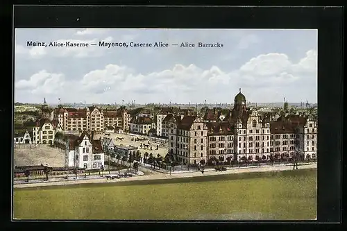 AK Mainz, Alice-Kaserne aus der Vogelschau