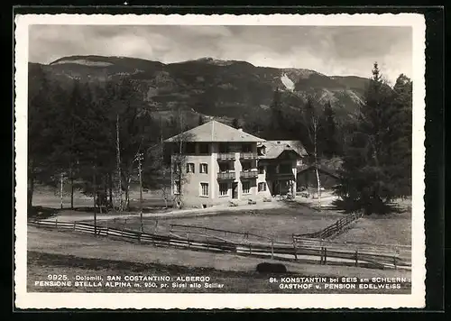 AK St. Konstantin bei Seis, Gasthof und Pension Edelweiss