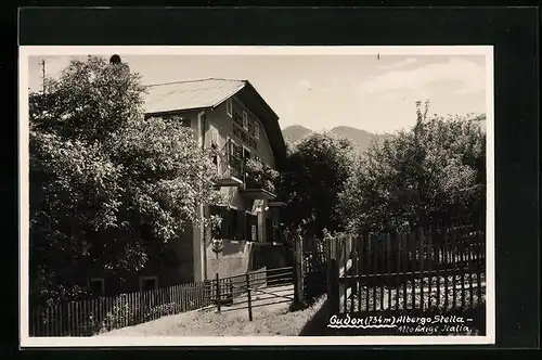 AK Gudon, Albergo Stella mit Garten