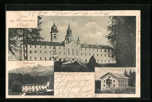 AK Weissenstein, Totalansicht mit Gasthaus und Pilgerhaus