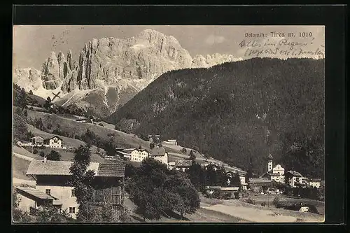 AK Tires, Teilansicht mit Dolomitenpanorama