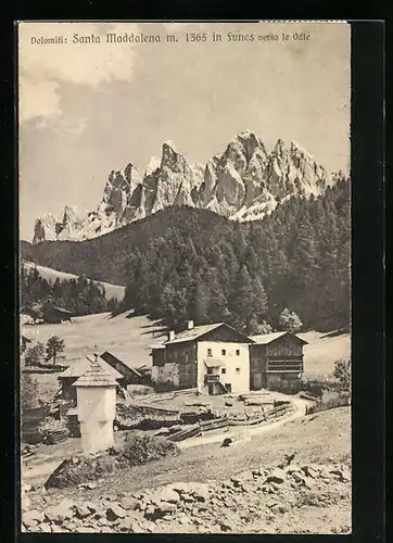 AK Santa Maddalena /Funes, verso le Odle