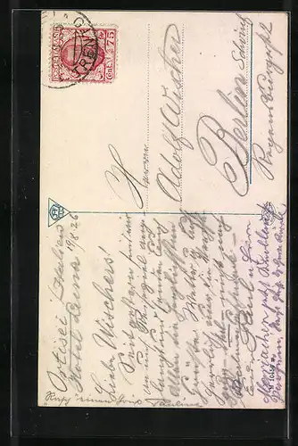 AK Ortisei in Gardena, Panorama, Dolomiti