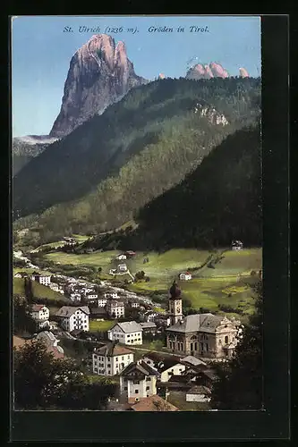 AK St. Ulrich-Gröden, Panorama