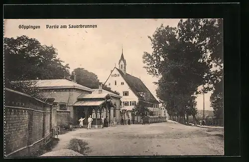 AK Göppingen, Partie am Sauerbrunnen