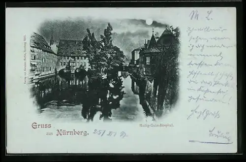 Mondschein-AK Nürnberg, Heilig-Geist-Hospital