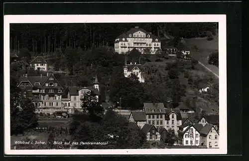 AK Wildbad i. Schw., Blick auf das Panoramahotel