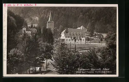 AK Marxzell /Albtal, Hotel Marxzeller Mühle