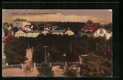 AK Bad Wörishofen, Hotel und Bad Kreuzer