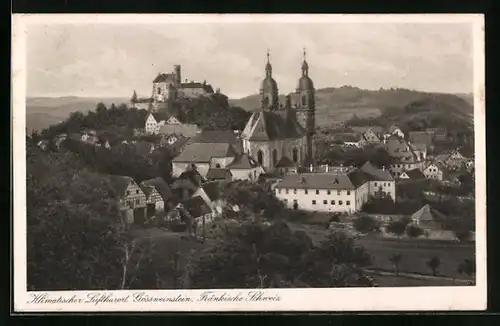 AK Gössweinstein /Fränkische Schweiz, Teilansicht mit Kirche