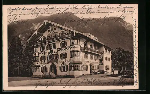 AK Neuhaus bei Schliersee, Terofals Gasthof zur Post