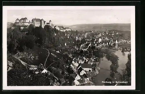 AK Harburg in Schwaben, Teilansicht