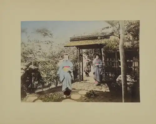 Fotoalbum 50 Fotografien Japan, Ansicht Japan, Geisha, Prostitution, Opium, Tracht, Badehaus, Rikscha, Kimono, Fuji