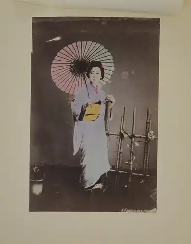 Fotoalbum 50 Fotografien Japan, Ansicht Japan, Geisha, Prostitution, Opium, Tracht, Badehaus, Rikscha, Kimono, Fuji