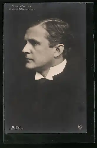 AK Schauspieler Paul Wiecke im Profil