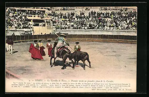 AK Nimes, La Corrida de Toros, Stierkampf