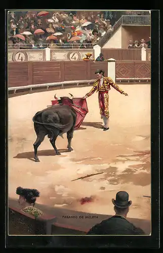 AK Pasando de Muleta, Stierkampf