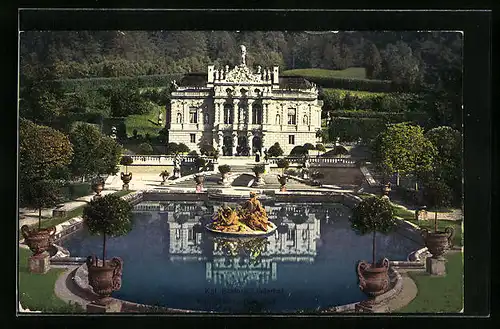 AK Linderhof, Kgl. Schloss mit Anlage