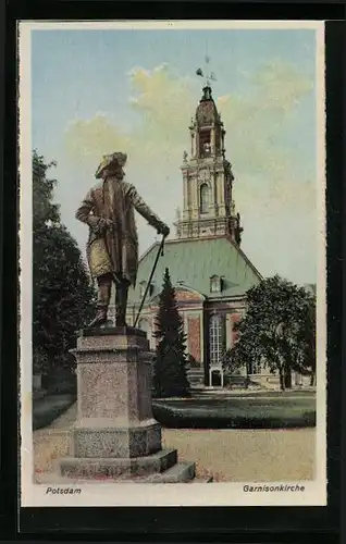 AK Potsdam, Partie an der Garnisonkirche
