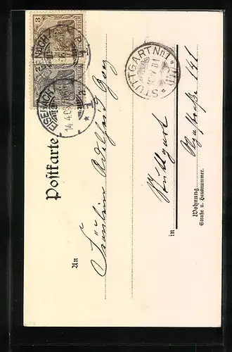 AK Eisenach, Wartburg von Osten