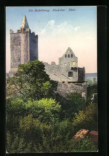 AK Die Rudelsburg in Thüringen