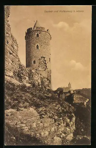 AK Saaleck und Rudelsburg bei Kösen