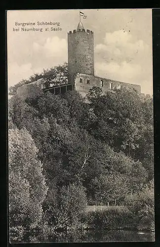 AK Naumburg, Burgruine Schönburg an der Saale