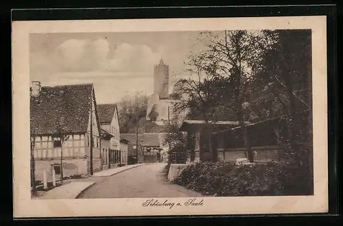 AK Schönburg a. Saale, Strassenpartie