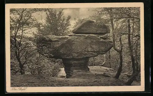 AK Der Stiefel im Saargebiet, Gesteinsformation