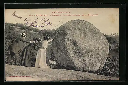 AK Castres, Le Tarn, Le Sidobre de Castres, Rocher Tremblant de la Rouquette, Gesteinsformation