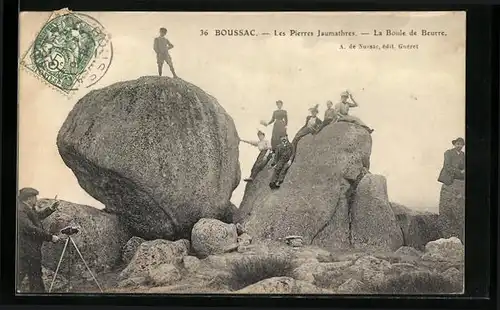 AK Boussac, Les Pierres Jaumathres, La Boule de Beurre, Gesteinsformation