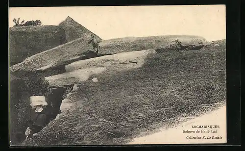 AK Locmariaquer, Dolmen de Mané-Lud, Gesteinsformation