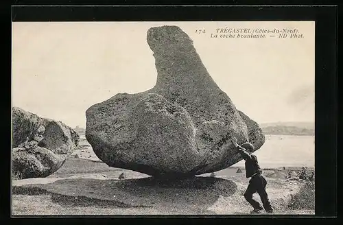 AK Trégastel, La roche branlante, Gesteinsformation