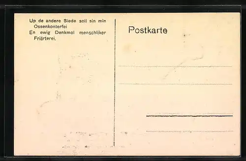 Künstler-AK Grosser Biäkumer Osse