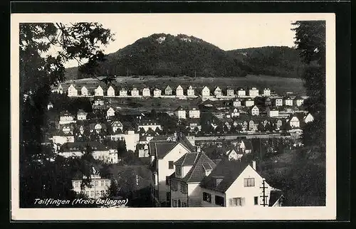 AK Tailfingen Kr. Balingen, Ortspartie mit Häusern in Reihe