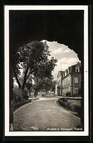 AK Arnstadt i. Thür., Schloss Ein- und Ausgang