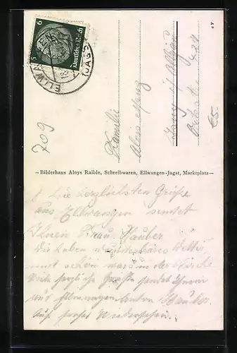 AK Schönenberg, Wallfahrtskirche mit Gnademutter