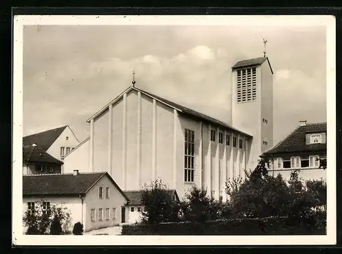 AK Waiblingen, St. Antonius-Kirche, Wetterhahn