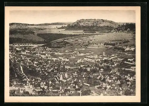 AK Tailfingen, Ortsansicht aus der Vogelschau