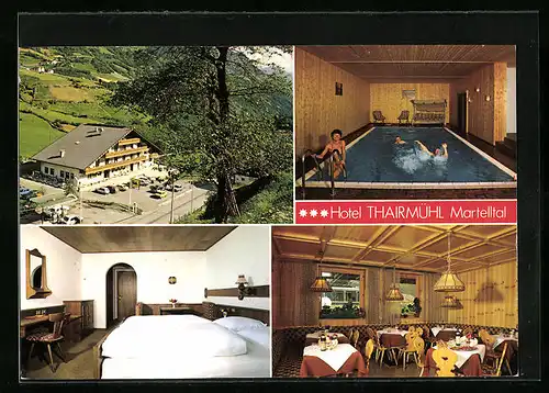 AK Martell-Ennewasser, Hotel Thairmühl, Zimmeransicht, Pool