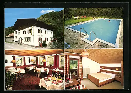 AK Blumau bei Bozen, Pension Bodnerhof, Zimmer, Pool