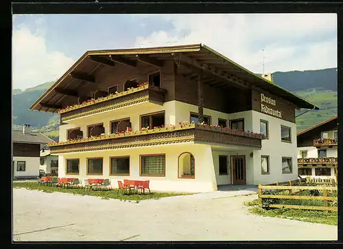 AK Ratschings-Stange, Hotel-Pension Ridnauntal mit Balkonen, Terrasse