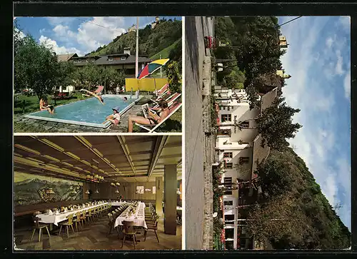 AK Freienfeld bei Sterzing, Gasthof Burgfrieden, Schloss Sprechenstein