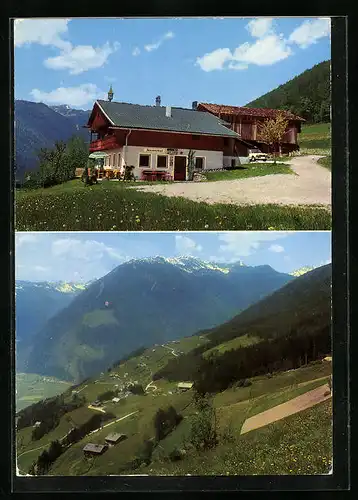 AK Ahornach, Gasthof Jausenrast, Bergpanorama