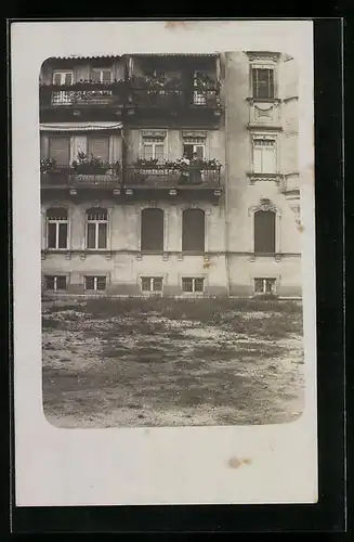 Foto-AK Dresden, Hofseite der Nürnberger Strasse 40, 1906