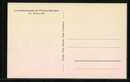 AK Witten, Die Räuber von Schiller aud der Freilichtbühne