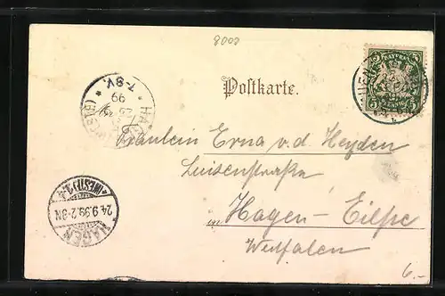 AK München, Prinz Regenten Brücke vor dem Einsturz