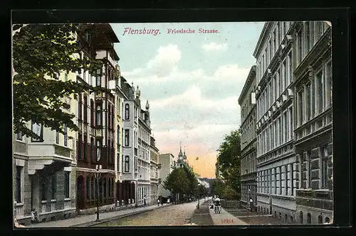 AK Flensburg, Partie in der Friesischen Strasse