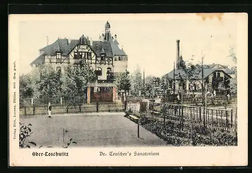 AK Dresden-Loschwitz, Dr. Teuscher`s Sanatorium